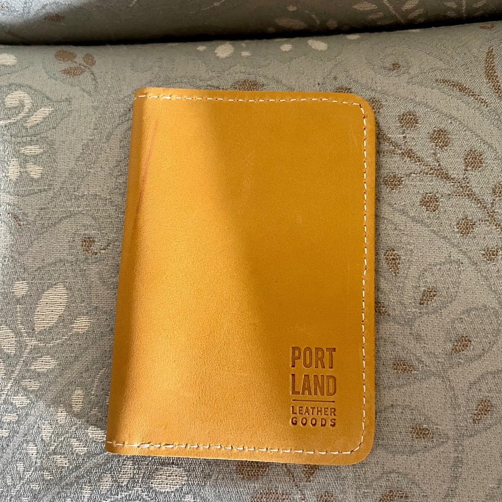 Leather Passport Holder by Portland Leather/ Suflower